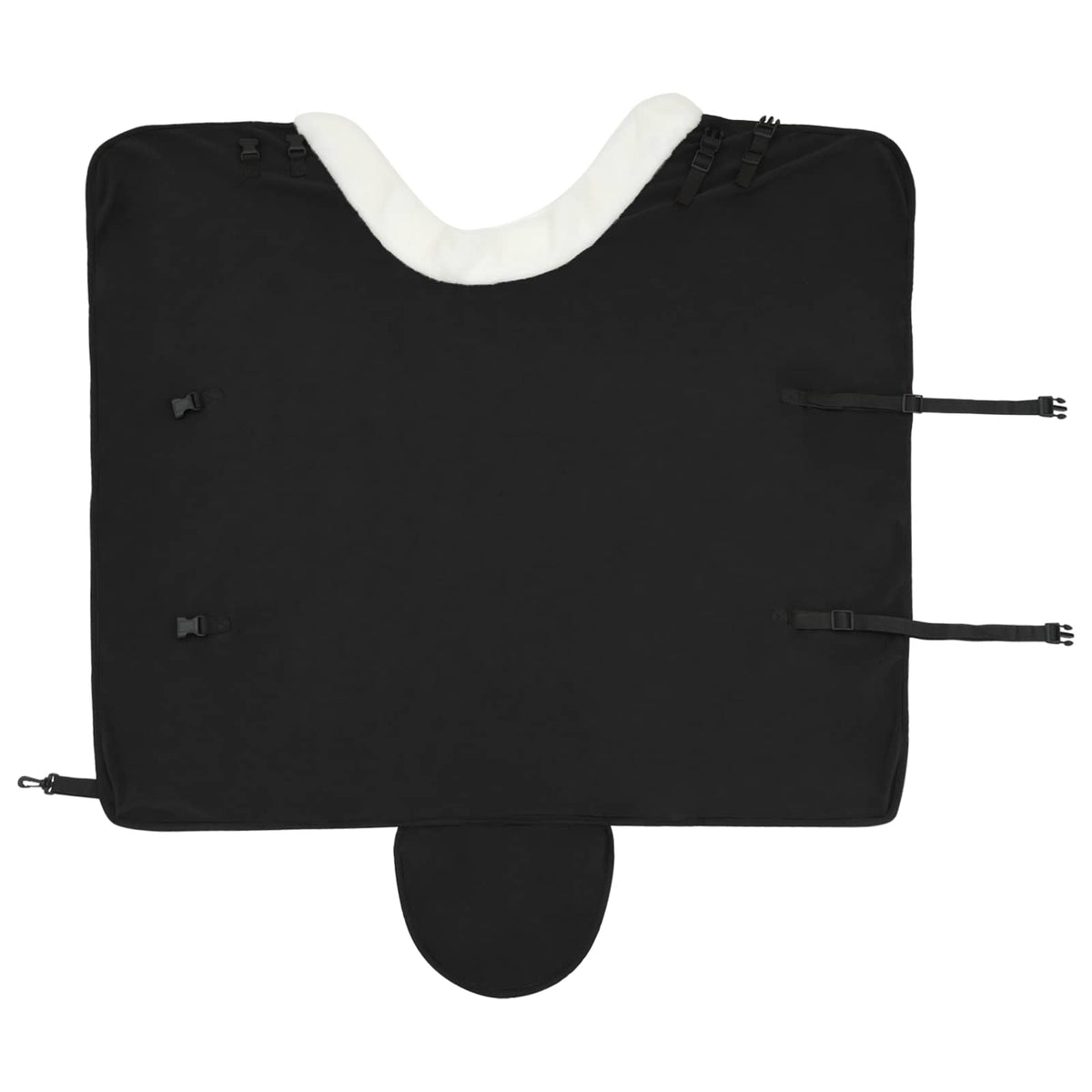 Hestetæppe Sort 75 cm Polar fleece