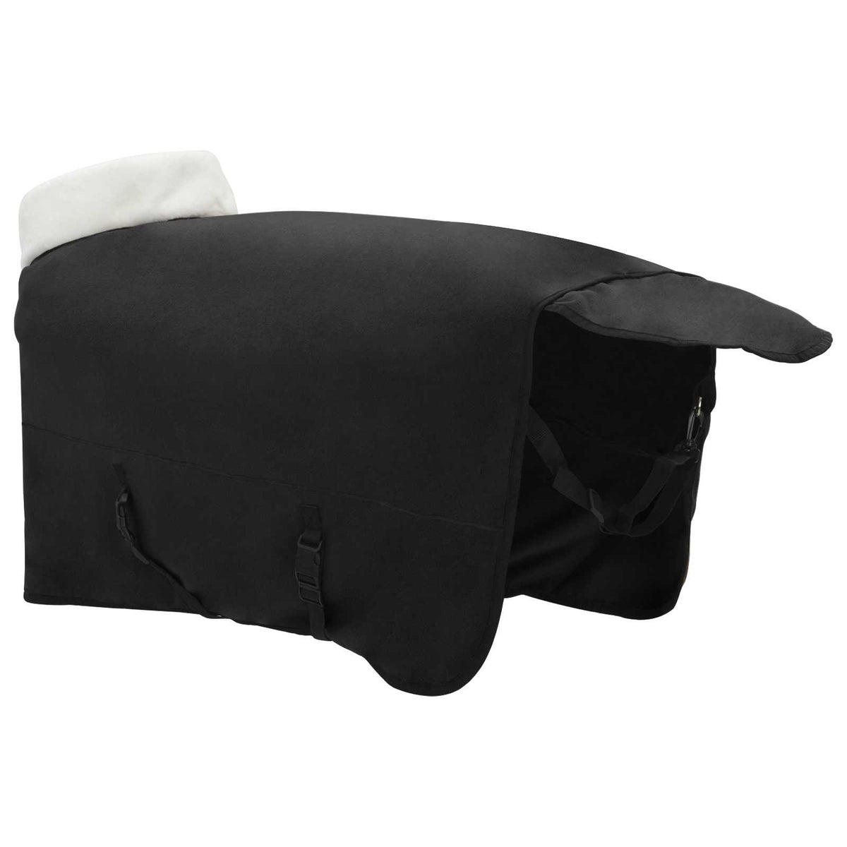 Hestetæppe Sort 125 cm Polar fleece