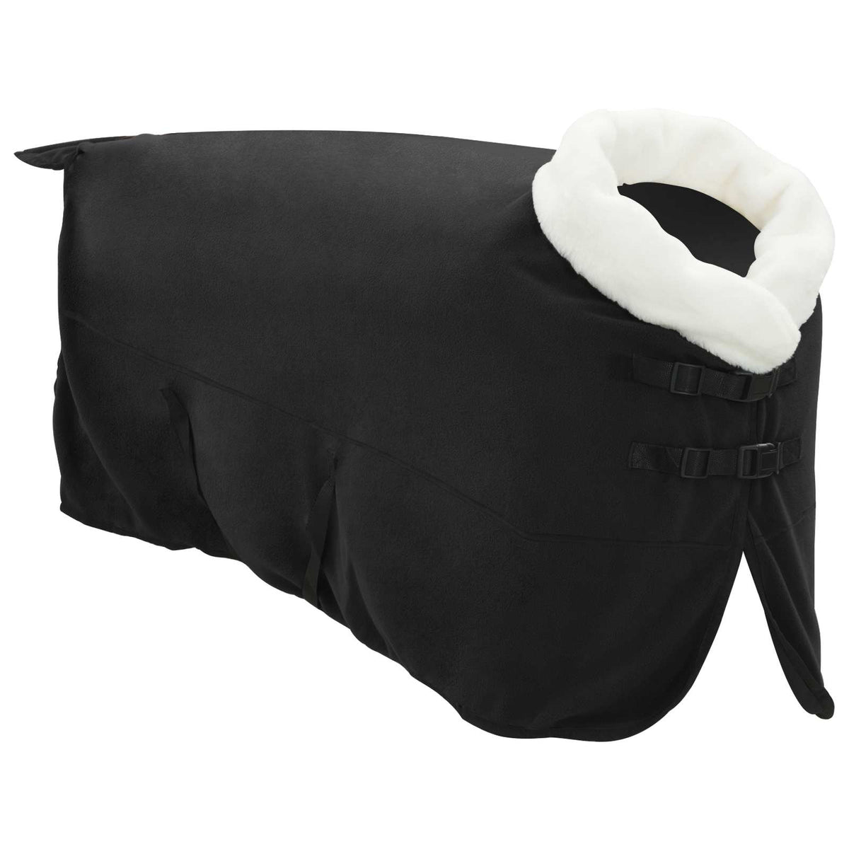 Hestetæppe Sort 145 cm Polar fleece