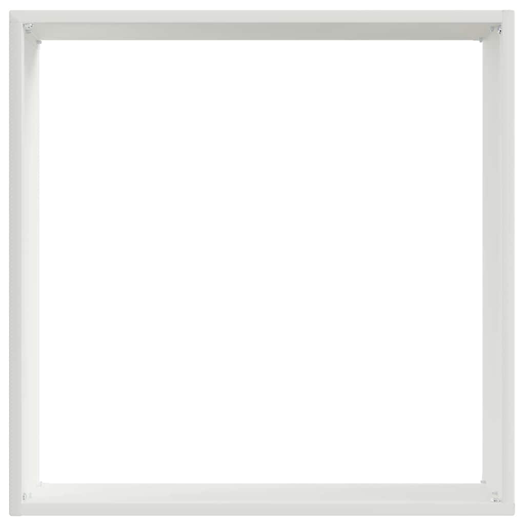 Plænekant 6 stk. 40 x 40 x 13 cm Stål Hvid