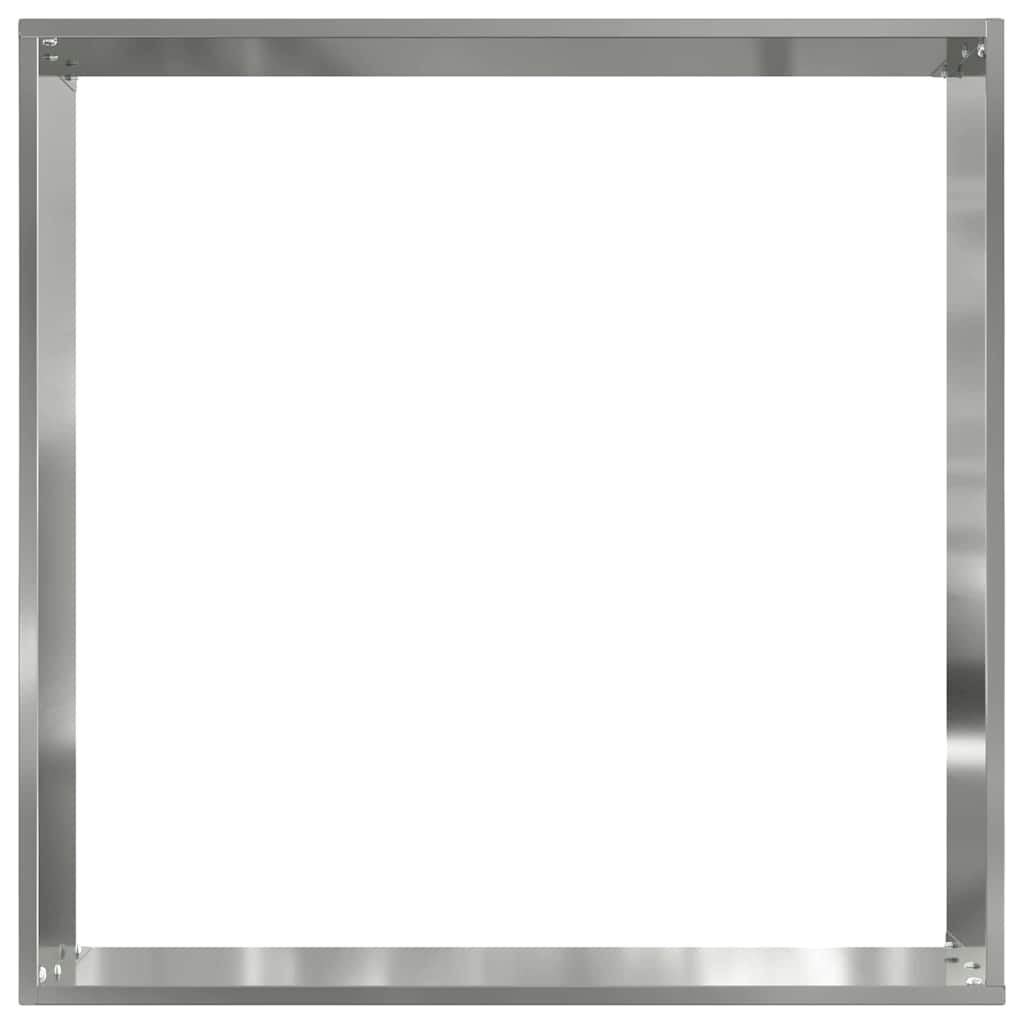Plænekant 6 stk. 50 x 50 x 13 cm Galvaniseret stål Sølv