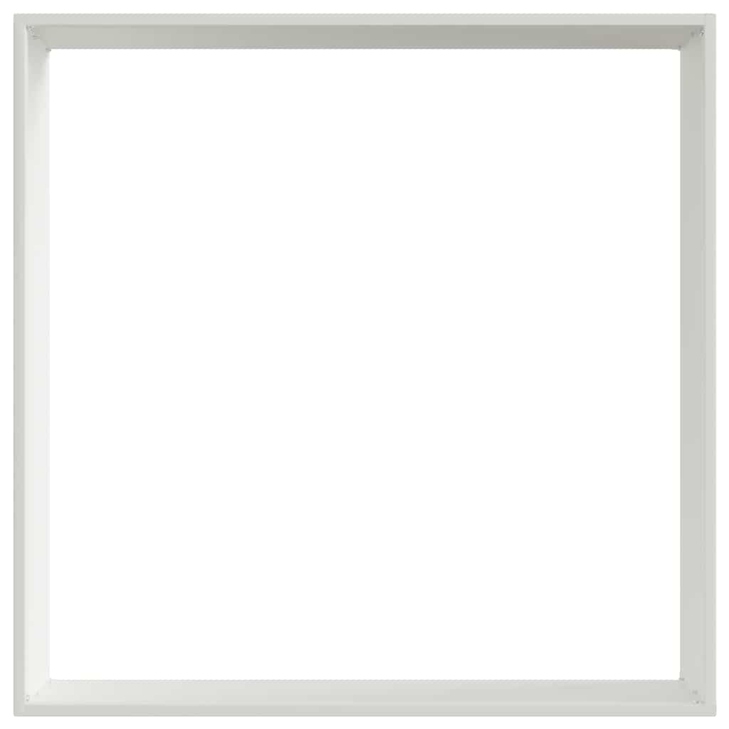 Plænekant 6 stk. 60 x 60 x 13 cm Stål Hvid
