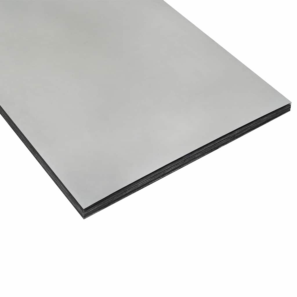 Plænekanter 10 stk. 103 x 0,05 x 22 cm Galvaniseret stål Sølv