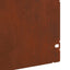 Plænekanter 20 stk. 103 x 0,05 x 22 cm Cortenstål Rusten