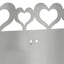 Plænekanter 10 stk. 103 x 0,05 x 22 cm Galvaniseret stål Sølv