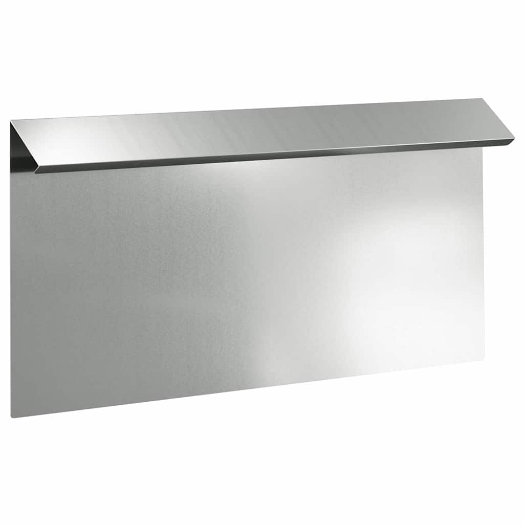 Sneglehegn 50 x 3,5 x 25 cm Galvaniseret stål Sølv