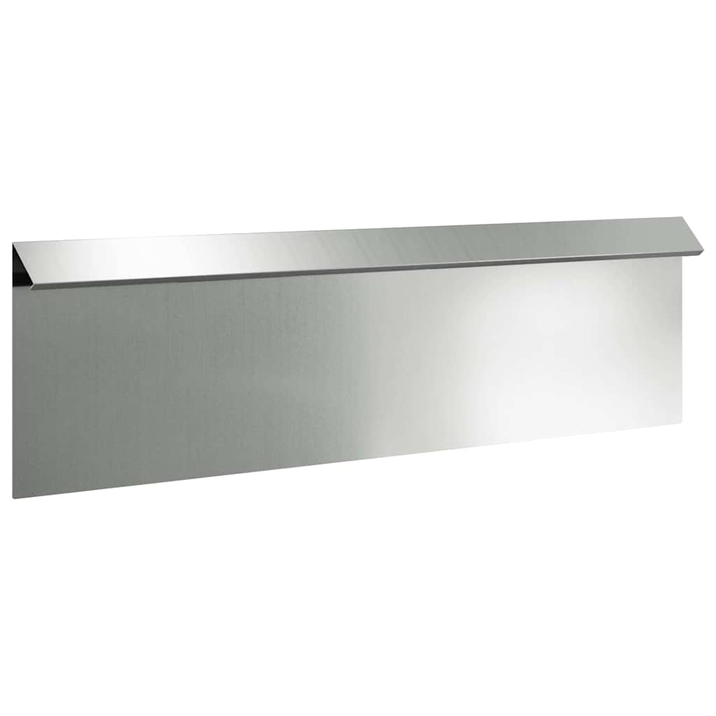 Sneglehegn 100 x 3,5 x 25 cm Galvaniseret stål Sølv