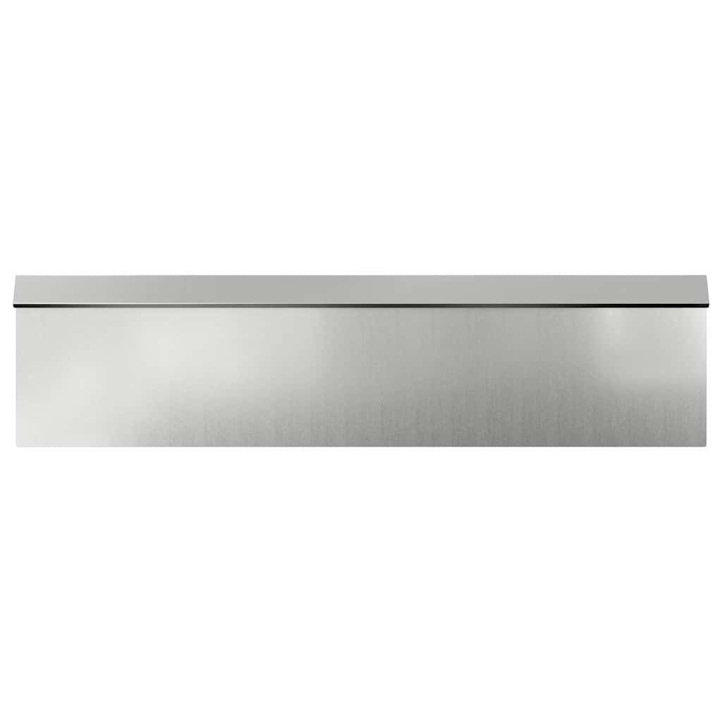 Sneglehegn 100 x 3,5 x 25 cm Galvaniseret stål Sølv
