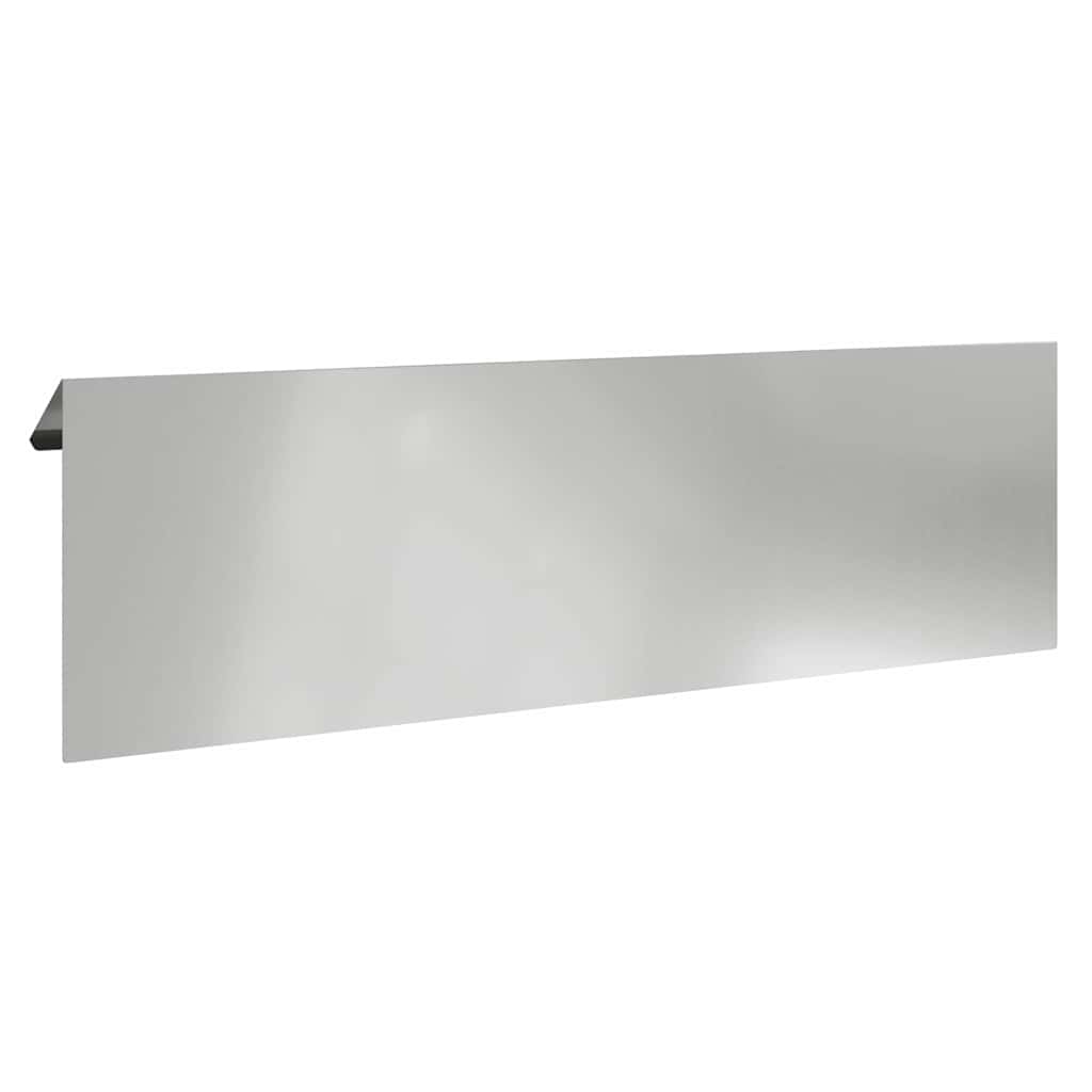 Sneglehegn 4 stk. 100 x 3,5 x 25 cm Galvaniseret stål Sølv