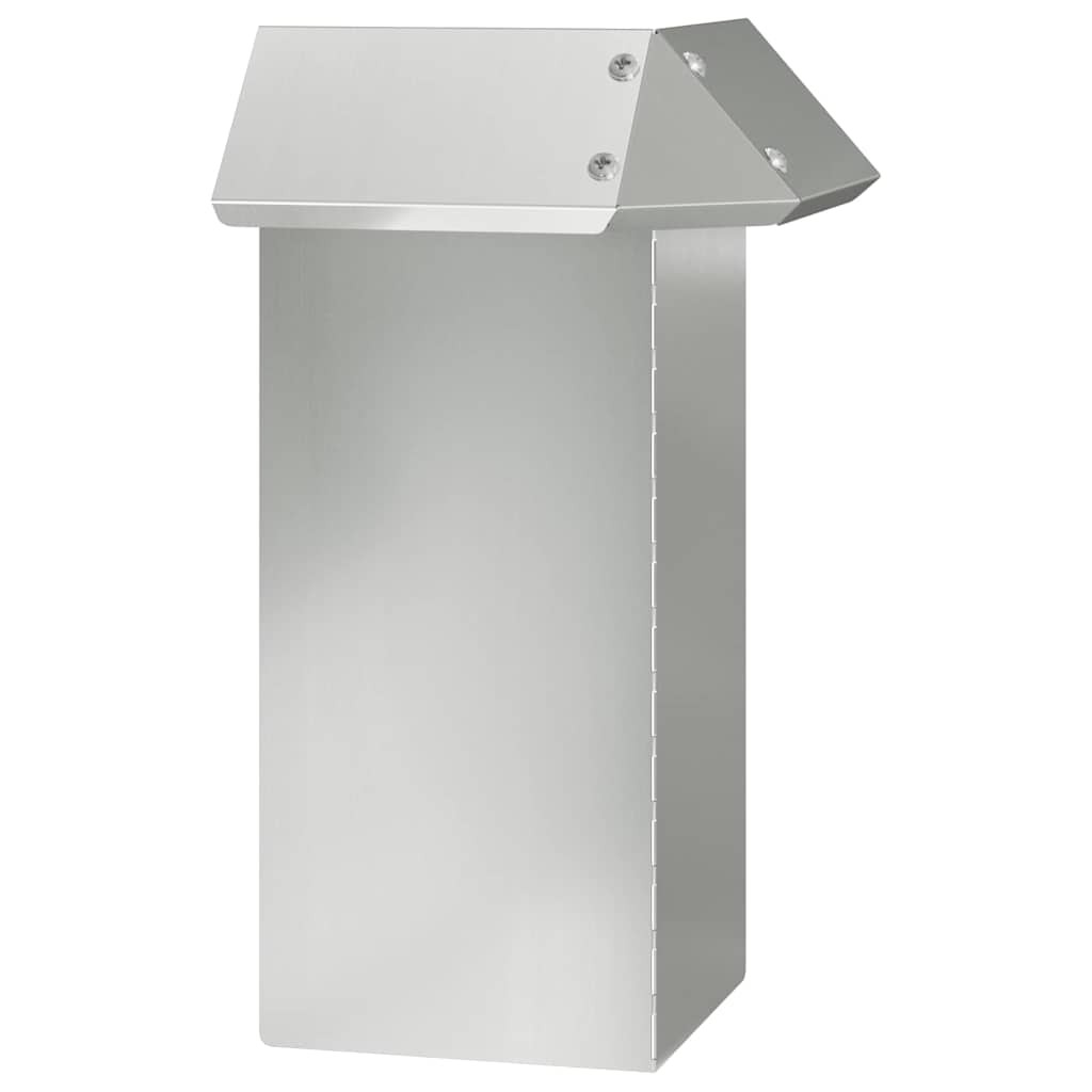 Sneglehegn 13,5 x 13,5 x 25 cm Galvaniseret stål Sølv