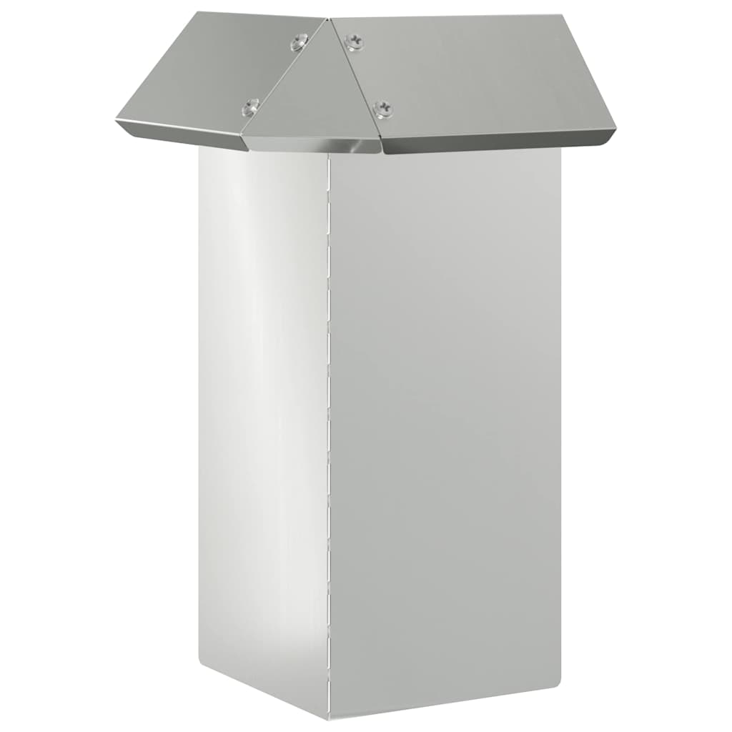Sneglehegn 13,5 x 13,5 x 25 cm Galvaniseret stål Sølv