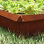 Sneglehegn 13,5 x 13,5 x 25 cm Cortenstål Rusten