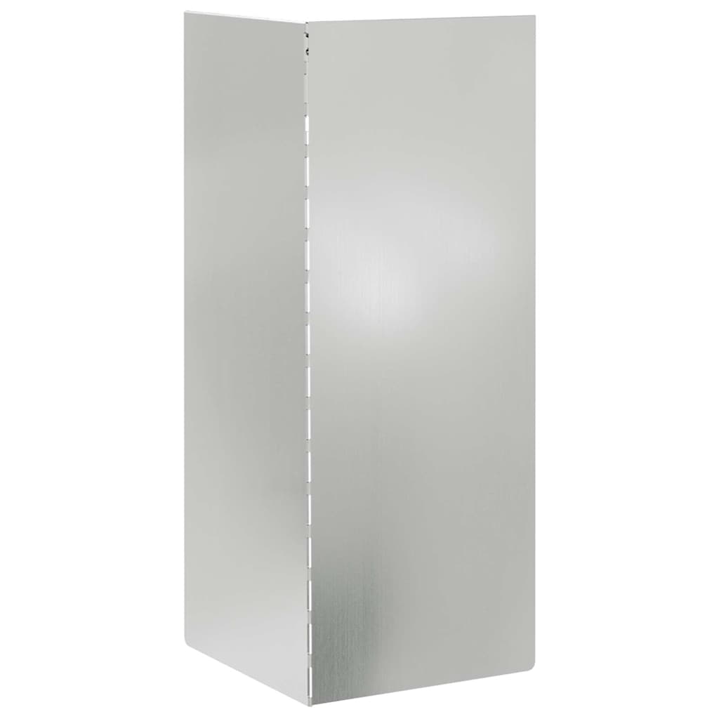 Sneglehegn 4 stk. 10 x 10 x 25 cm Galvaniseret stål Sølv
