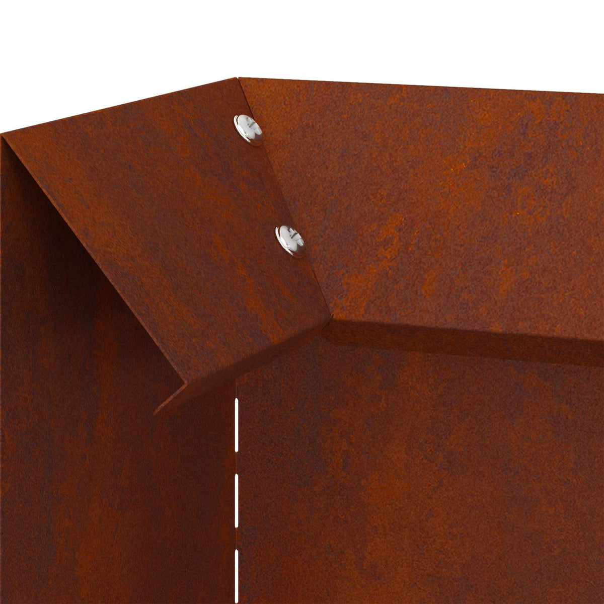 Sneglehegn 10 x 10 x 25 cm Cortenstål Rusten