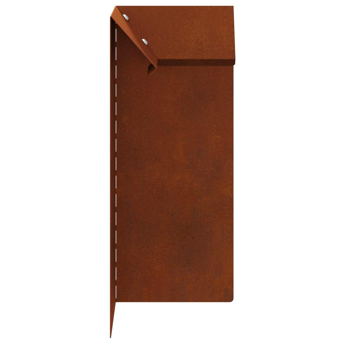 Sneglehegn 10 x 10 x 25 cm Cortenstål Rusten