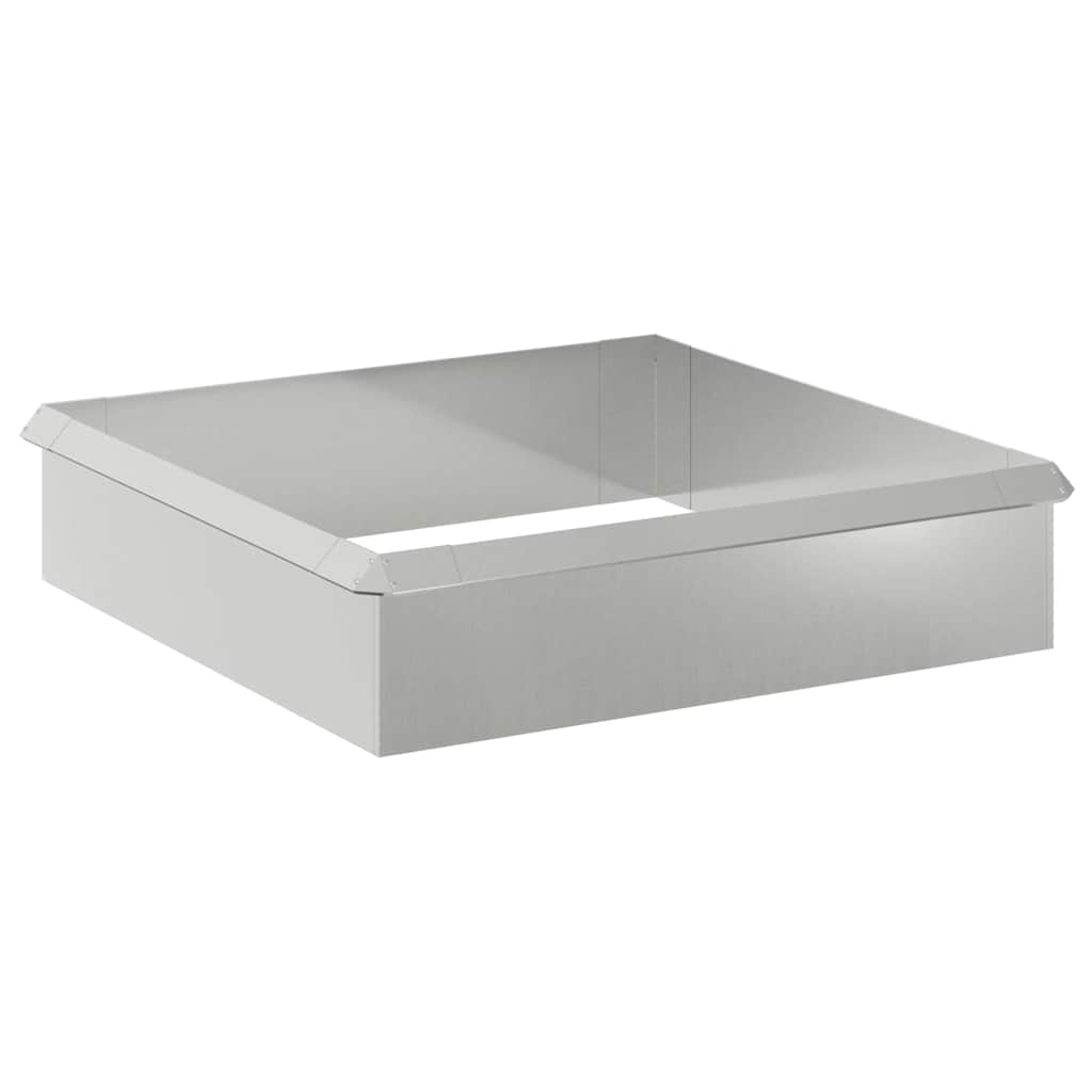 Sneglehegn 8 stk. 100 x 3,5 x 25 cm Galvaniseret stål Sølv