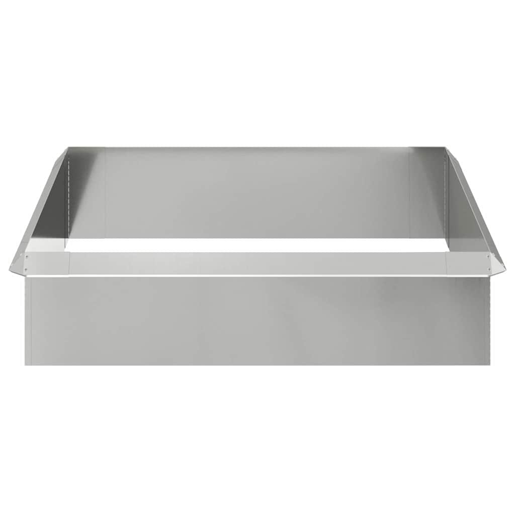 Sneglehegn 8 stk. 100 x 3,5 x 25 cm Galvaniseret stål Sølv