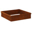 Sneglehegn 8 stk. 100 x 3,5 x 25 cm Cortenstål Rusten