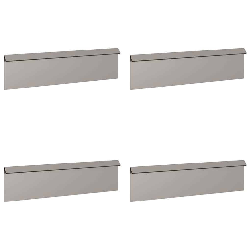 Sneglehegn 8 stk. 100 x 3,5 x 25 cm Cortenstål Rusten