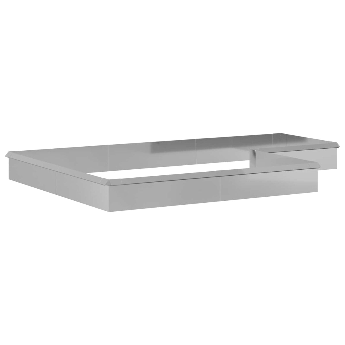 Sneglehegn 16 stk. 100 x 3,5 x 25 cm Galvaniseret stål Sølv