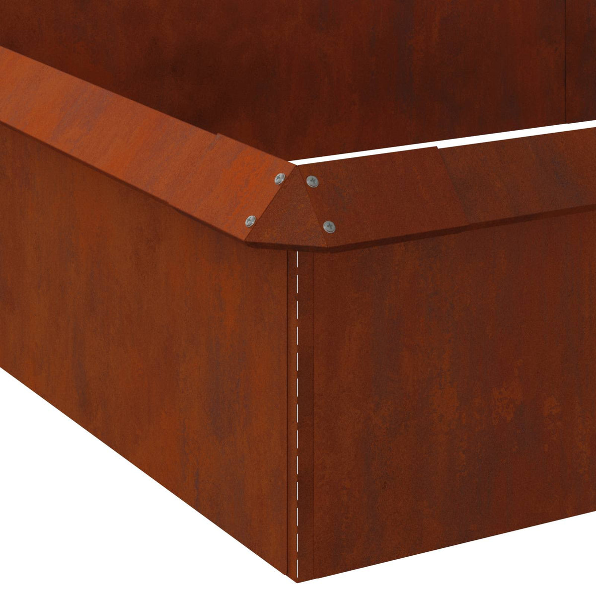 Sneglehegn 16 stk. 100 x 3,5 x 25 cm Cortenstål Rusten