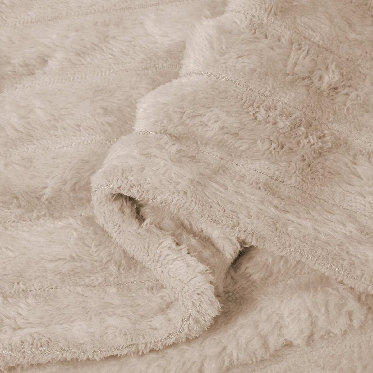 Tæppe Beige 200 x 150 cm 0.8 kg Fleece
