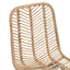 Spisestuestol 2 stk. Rattan og Jern Naturfarvet