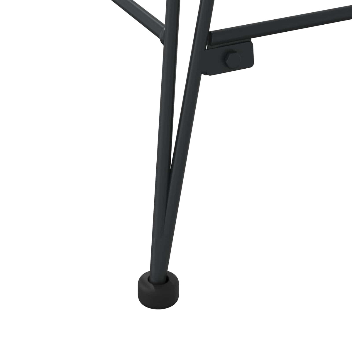 Barstol 2 stk. Naturfarvet 55 x 52 x 105 cm Rattan og Jern