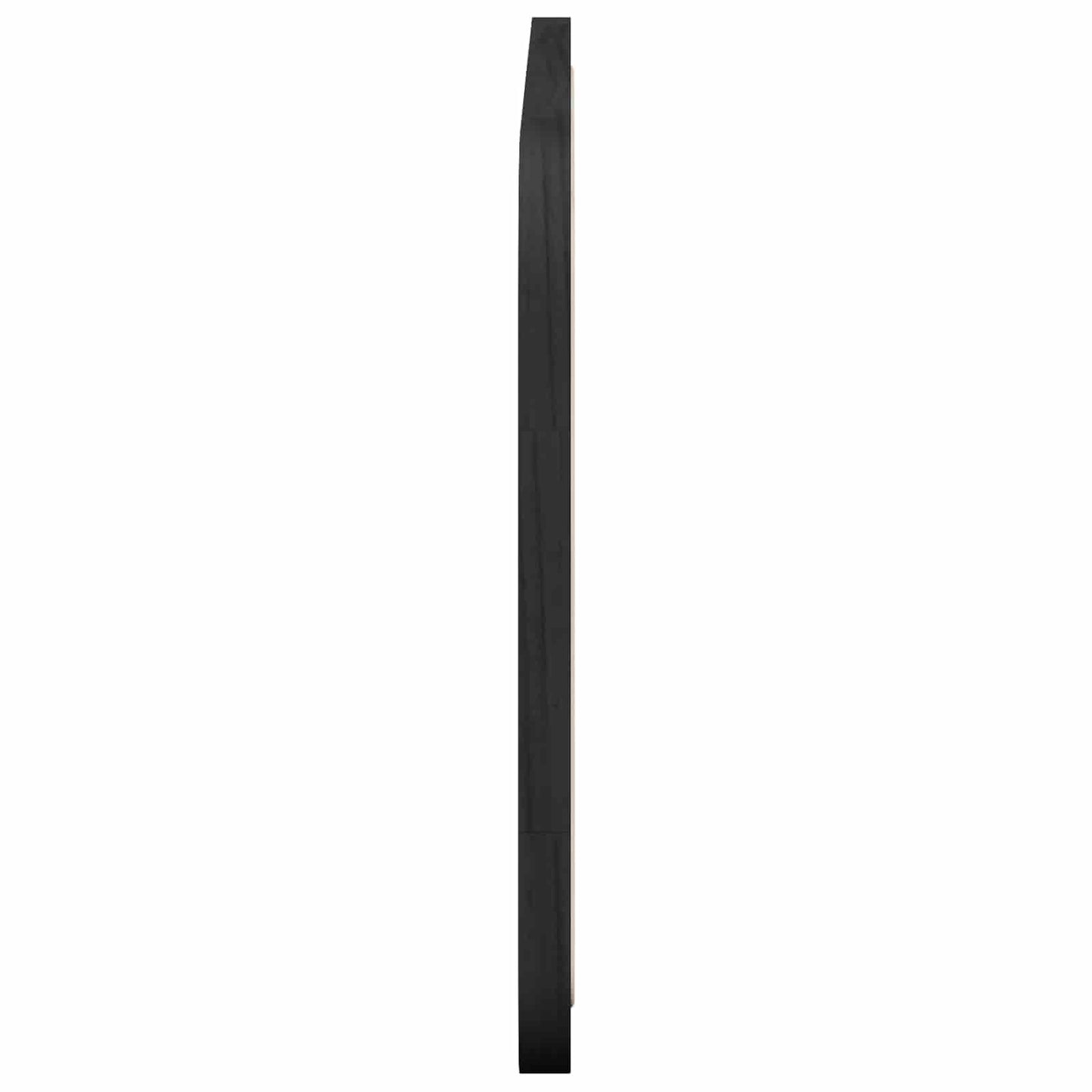 Hovedgærde med hovedgærde Sort 100 x 55 x 3 cm Rattan