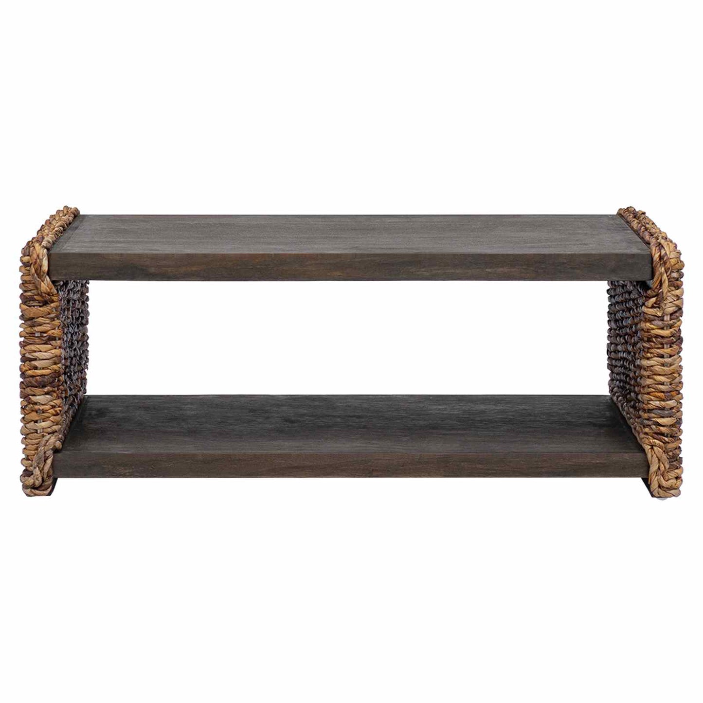 Sofabord Naturfarvet 90 x 45 x 35 cm Massiv Mahogni