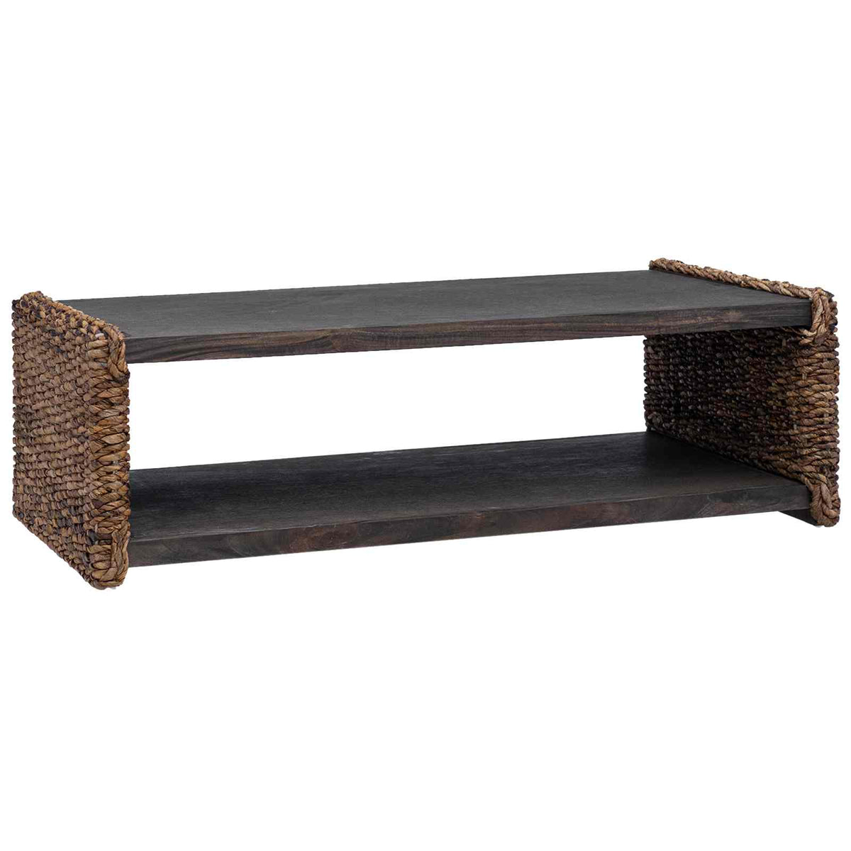 Sofabord Naturfarvet 110 x 55 x 35 cm Massiv Mahogni
