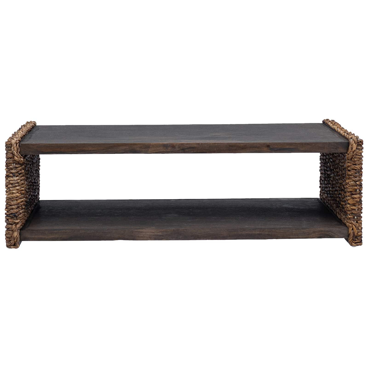 Sofabord Naturfarvet 110 x 55 x 35 cm Massiv Mahogni