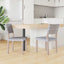 Spisestuestol GENDT 2 stk. Kubu rattan Hvidvask 46 x 55 x 84 cm