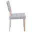 Spisestuestol GENDT 2 stk. Kubu rattan Hvidvask 46 x 55 x 84 cm