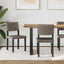 Spisestuestol GENDT 2 stk. Kubu rattan Sorte vask