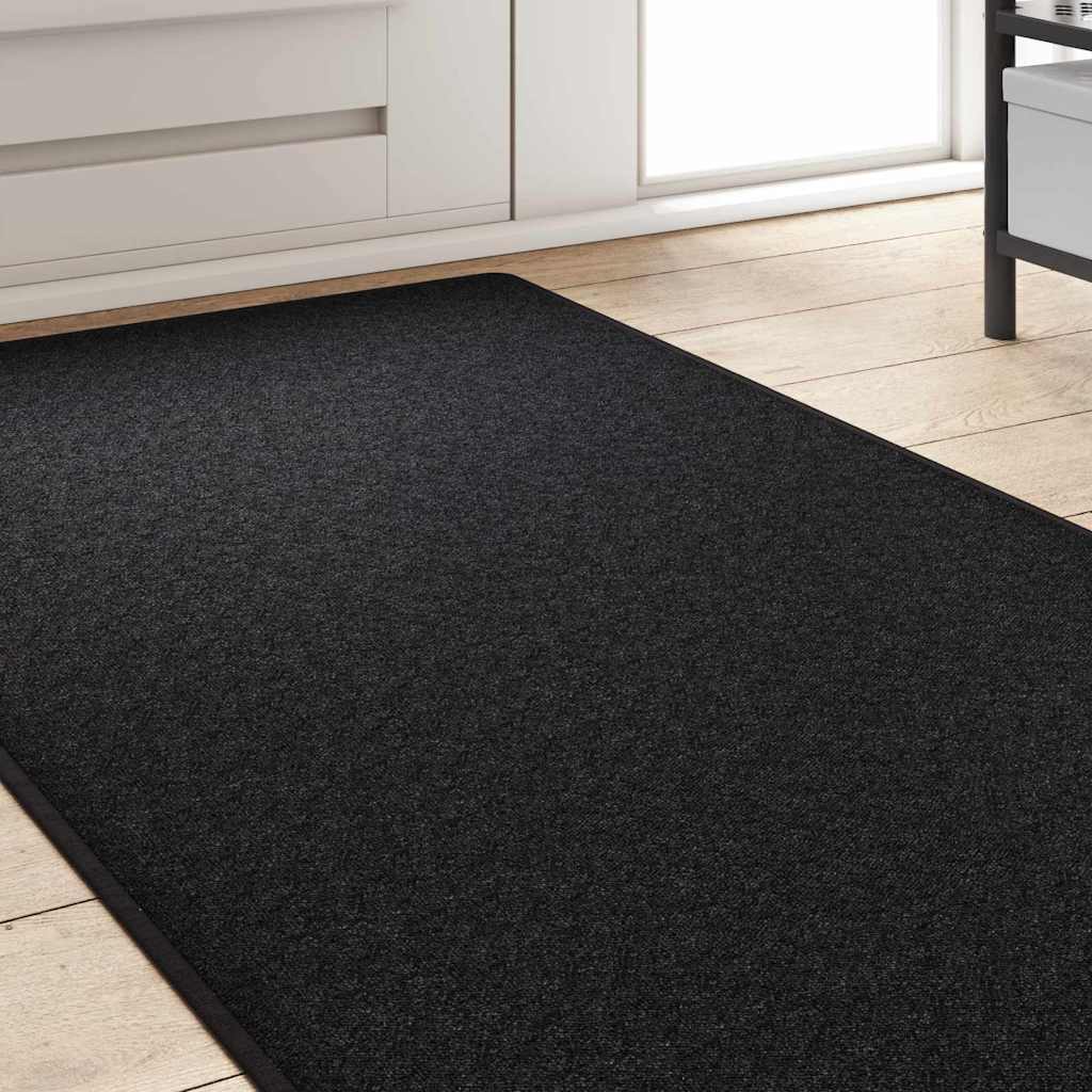 Tæppe Runner Antracit 80 x 500 cm 100% Polypropylen