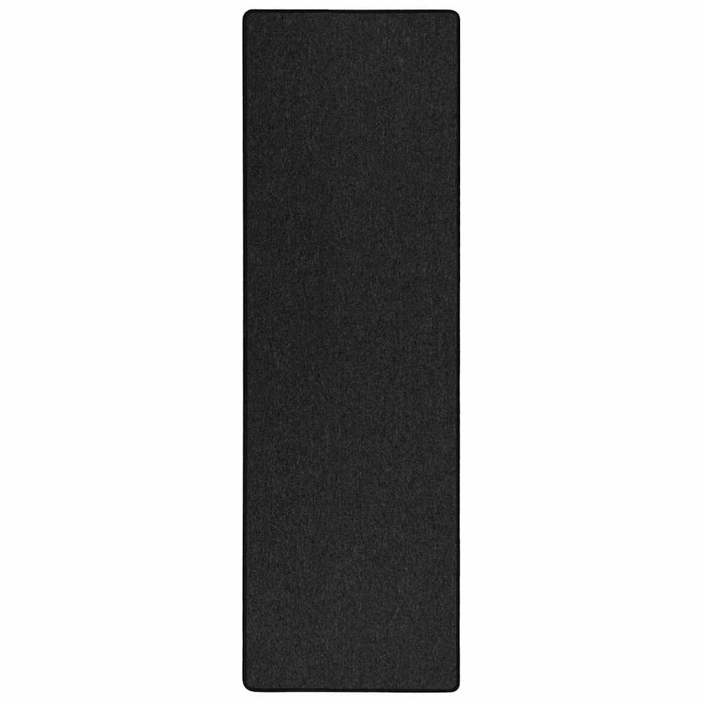 Tæppe Runner Antracit 100 x 250 cm 100% Polypropylen