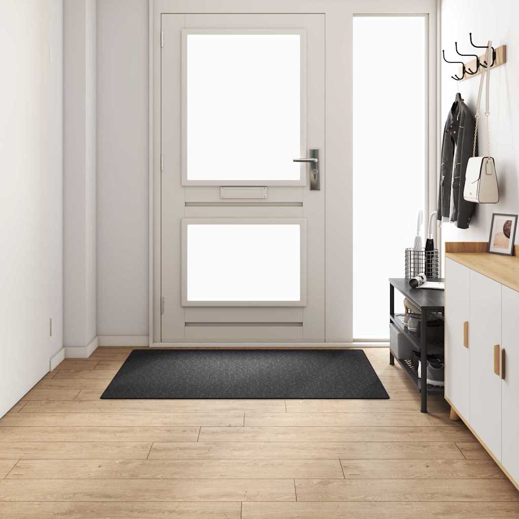 Tæppe Runner Mørkegrå 100 x 150 cm 100% Polypropylen