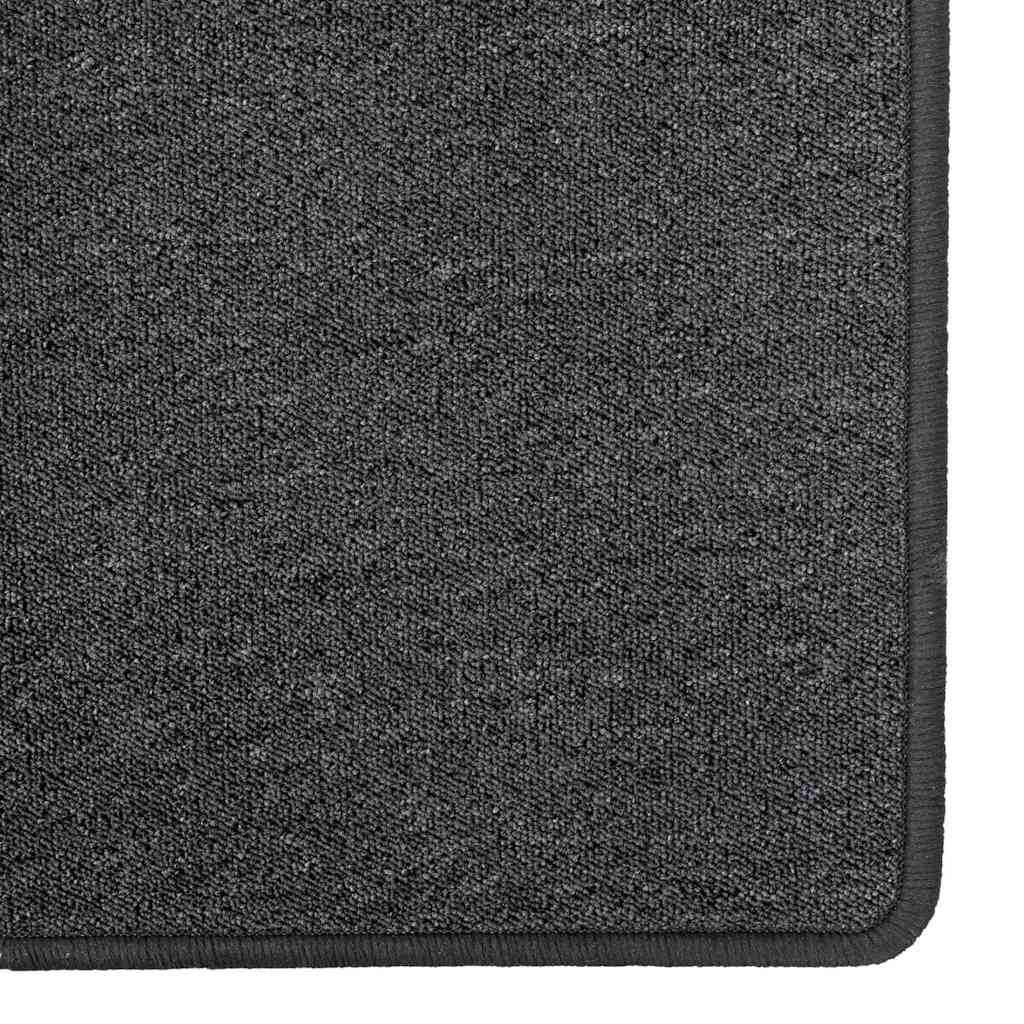 Tæppe Runner Mørkegrå 100 x 300 cm 100% Polypropylen