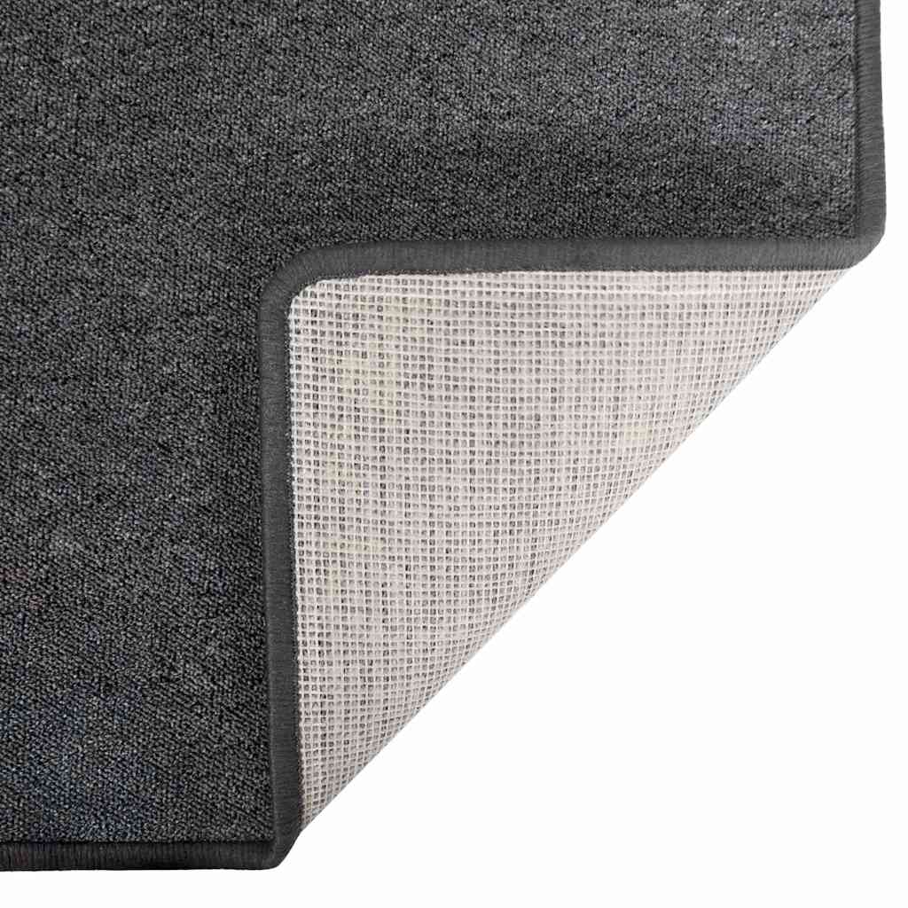 Tæppe Runner Mørkegrå 100 x 300 cm 100% Polypropylen