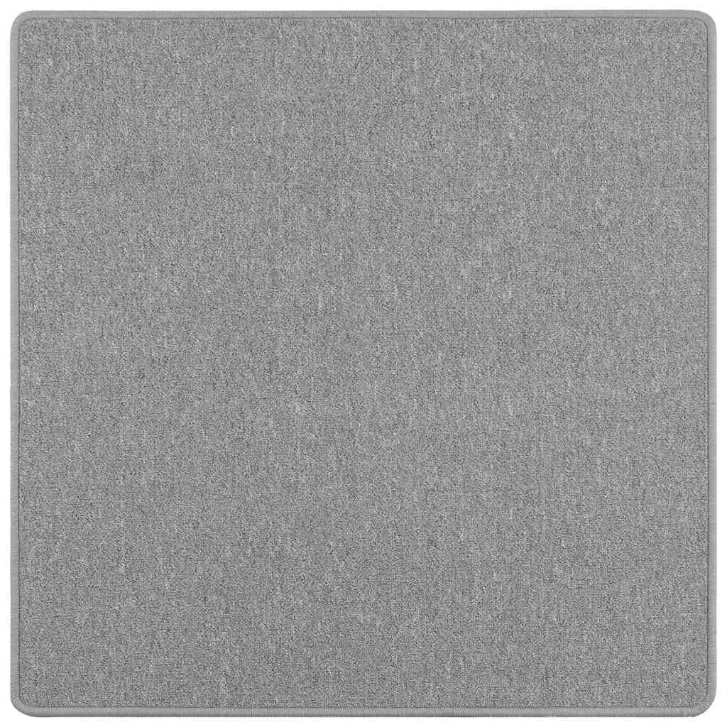 Tæppe Runner Lysegrå 100 x 100 cm 100% Polypropylen