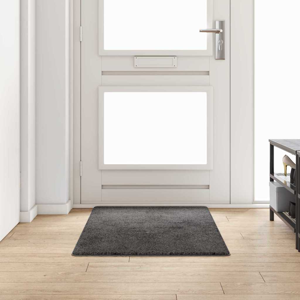 Tæppe Runner Grå 80 x 150 cm 100% Polypropylen Tuft