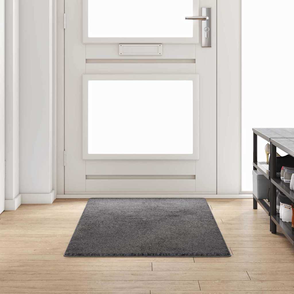 Tæppe Runner Grå 80 x 200 cm 100% Polypropylen Tuft