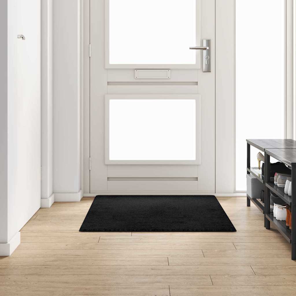 Tæppe Runner Sort 100 x 150 cm 100% Polypropylen Tuft