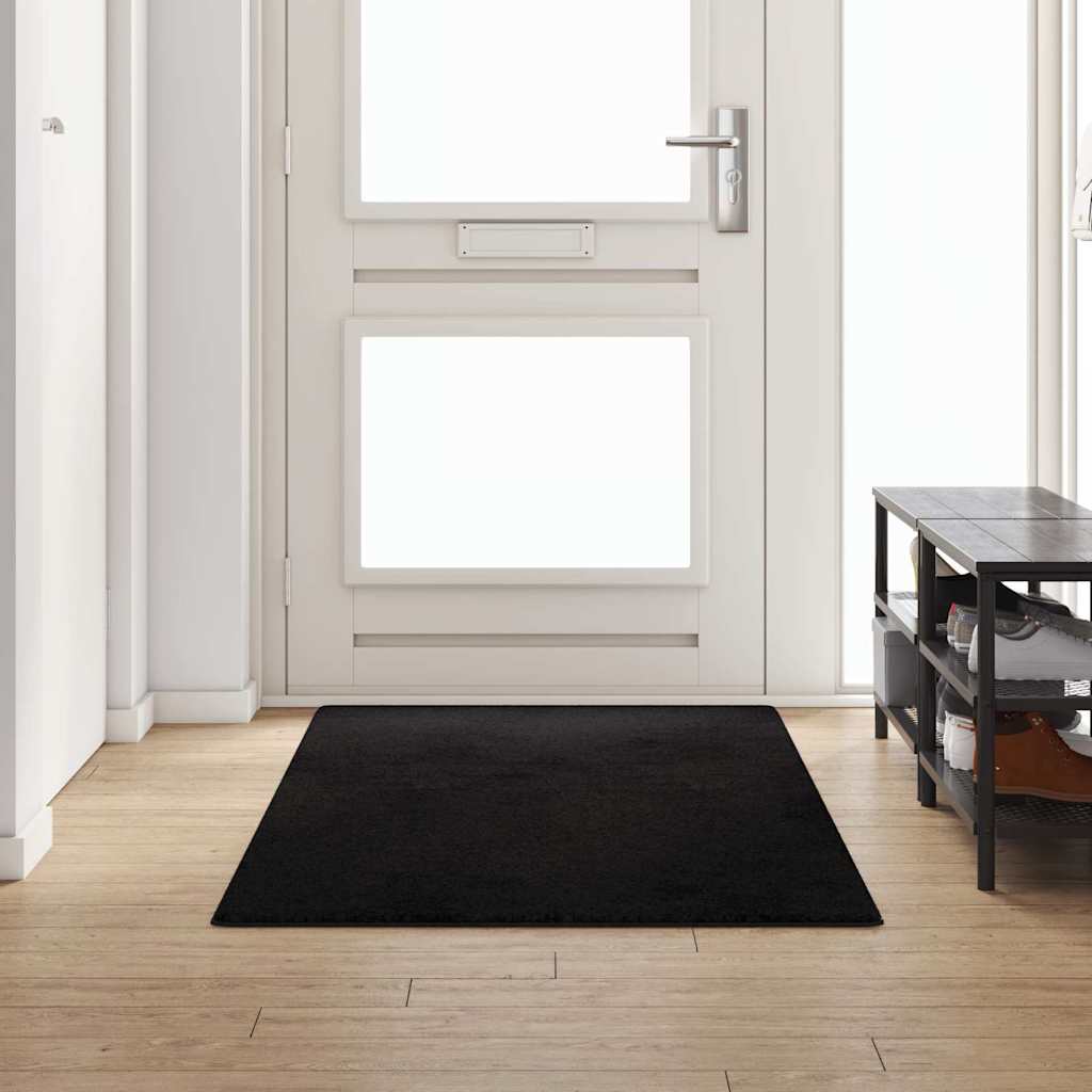 Tæppe Runner Sort 100 x 250 cm 100% Polypropylen Tuft