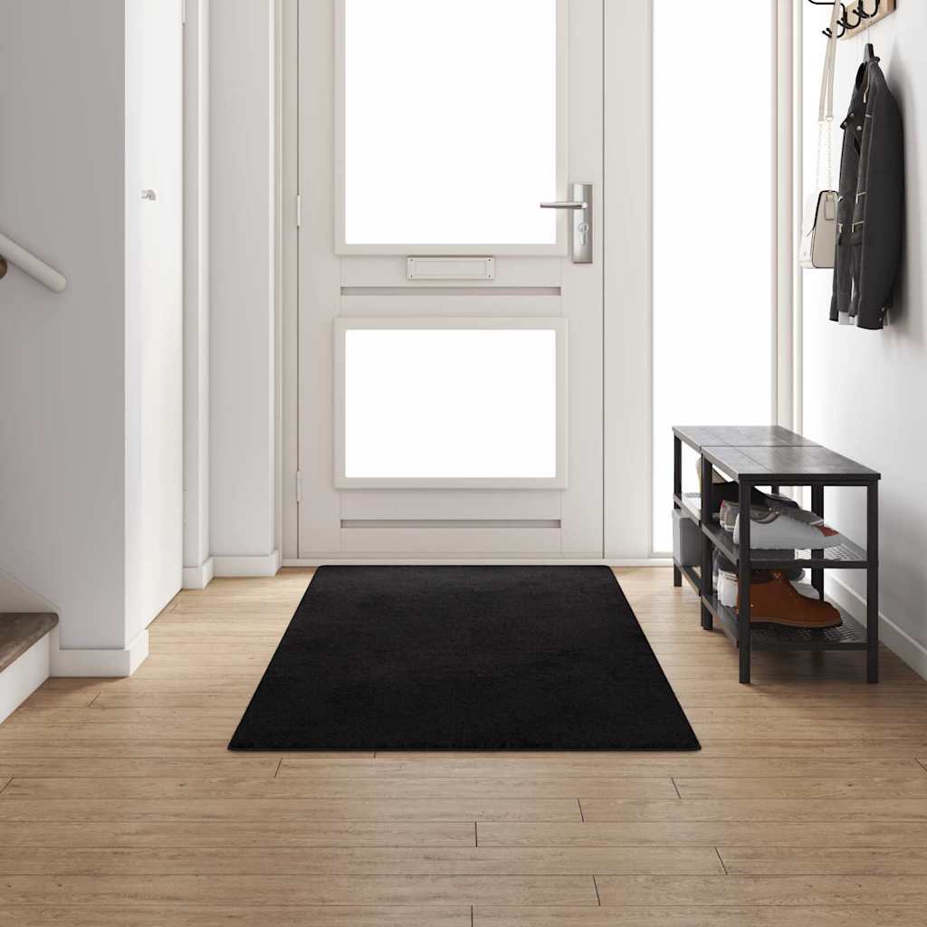 Tæppe Runner Sort 100 x 300 cm 100% Polypropylen Tuft