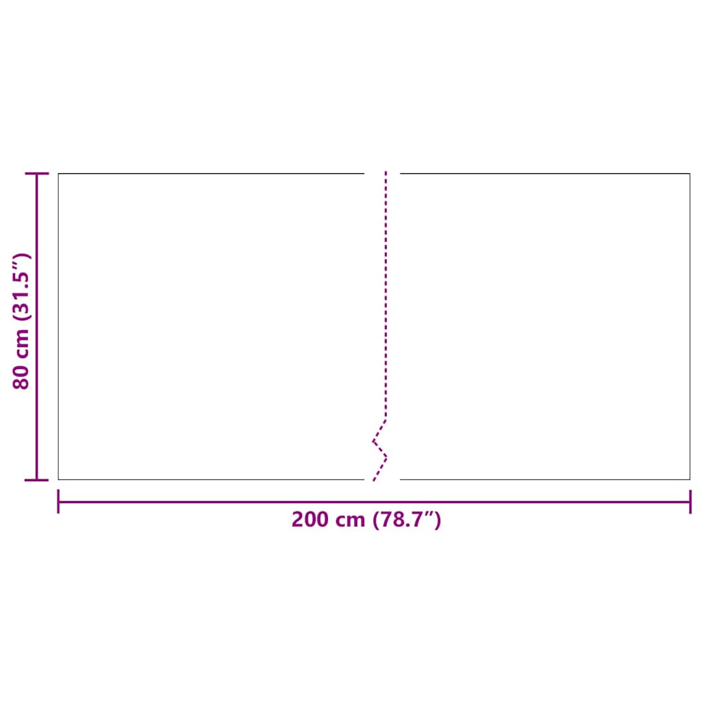 Tæppe Runner Grå 80 x 200 cm Stof