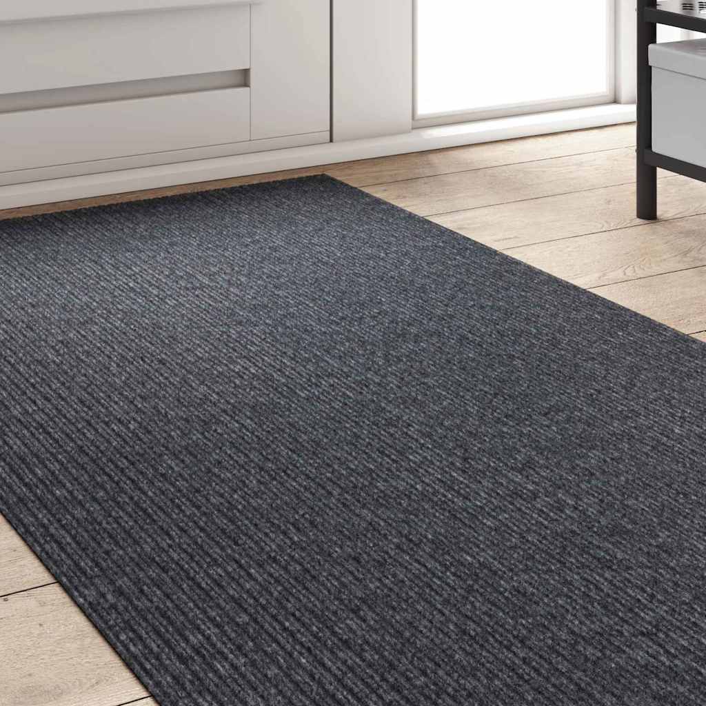 Tæppe Runner Grå 80 x 250 cm Stof