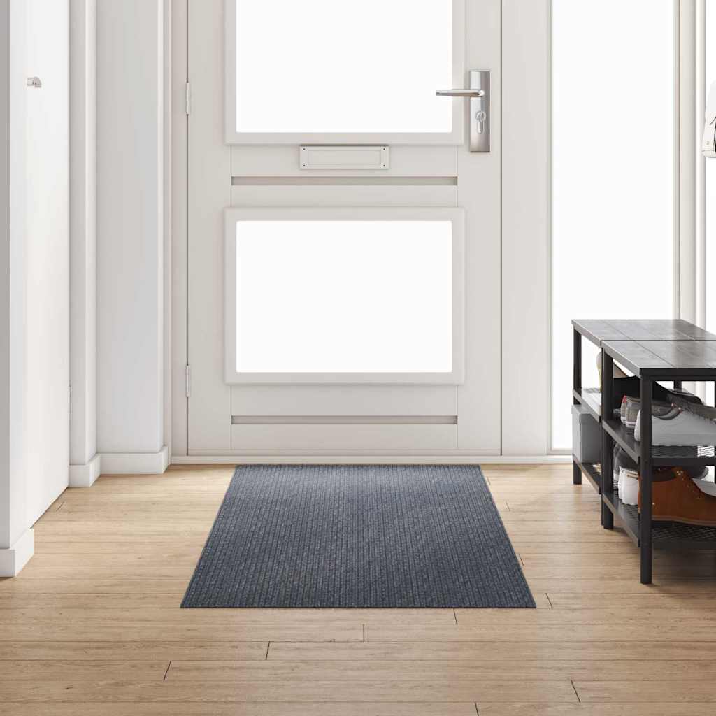 Tæppe Runner Grå 80 x 250 cm Stof