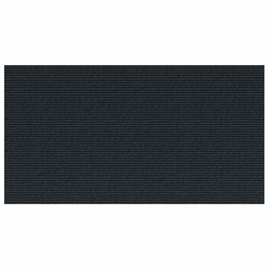 Tæppe Runner Antracit 80 x 150 cm Stof
